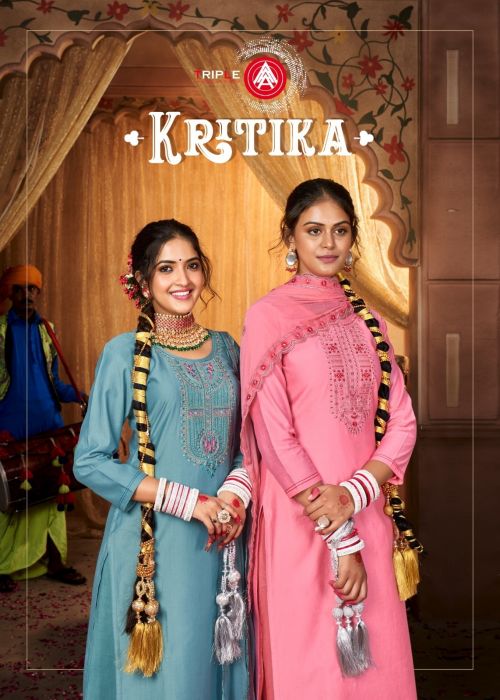 Kalarang Kritika Silk Cotton Dress Material Collection