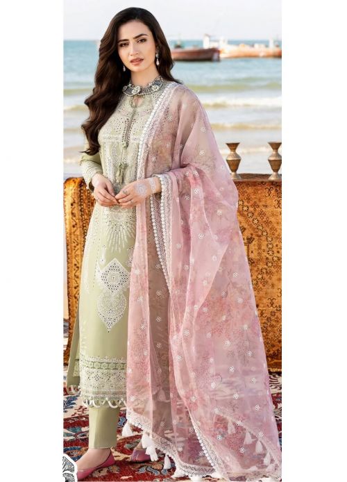 Zaha Crimson Designer Pakistani Suit Collection
