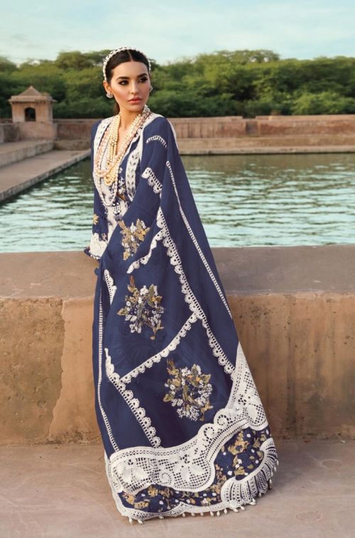 Dinsaa 196 F To J Chikankari Designer Pakistani Suit