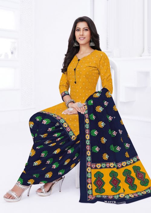 Mayur Kudi Patiyala Vol 6 Printed Cotton Dress Material