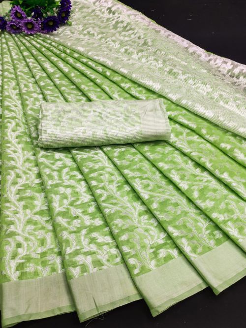 Anurita 7003 Casual Cotton Braaso Saree