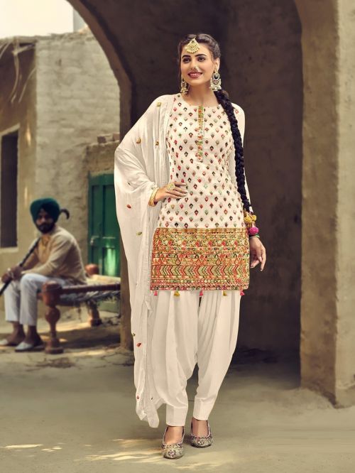 1211 Master Color Designer Embroidery Patiyala Suit