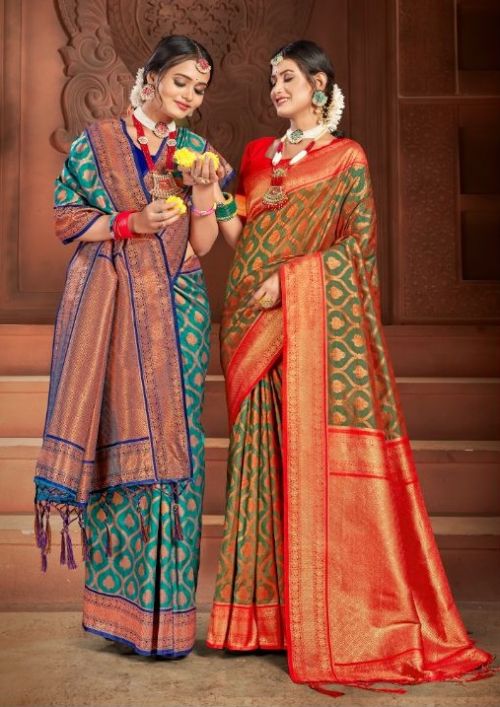 Bunawat Florina Banarasi Heavy Designer Silk Saree