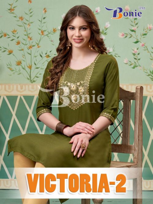 Bonie Victoria Vol 2 Sequence Work Fancy Kurti