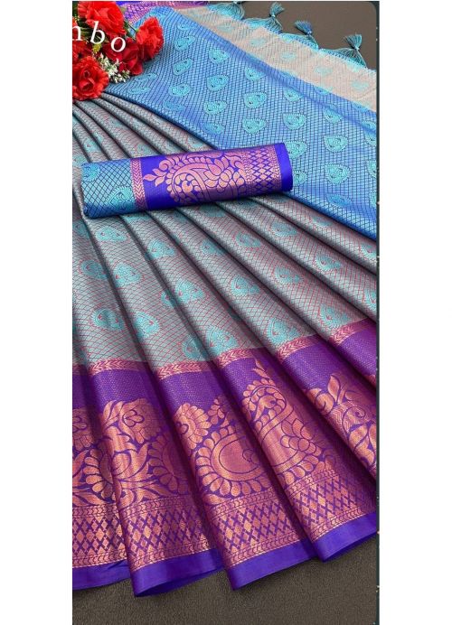 Aab Combo 4 Mercerised Soft Silk Saree Collection