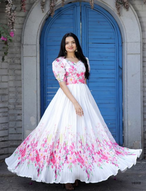 Madhvi Vol 6 Digital Printed Exclusive Gown Collection