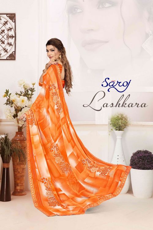 Saroj Lashkara Vol 1 Casual Chiffon Saree Collection