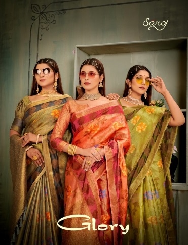 Saroj Glory Exclusive Organza Silk Saree Collection