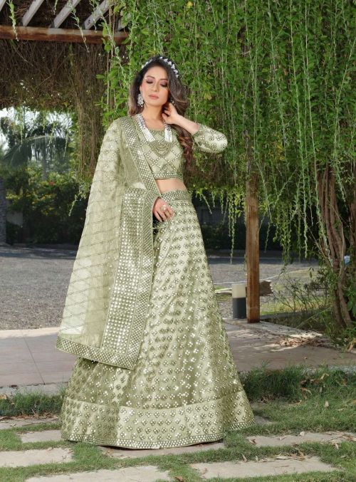 Mrudangi Sapphire Colour Edition 2 Soft Net Designer Lehenga Collection
