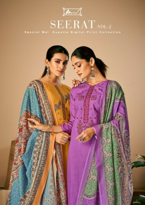 Kesar Seerat Vol 2 Designer Lawn Cotton Dress Material Collection
