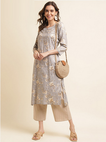 Prasuti Vol 3 Rayon Printed Straight Kurti Collection