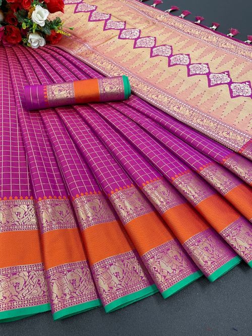 Aab Katan Handloom Banarasi Silk Saree Collection