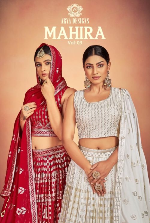 Arya Mahira Vol3 Georgette Designer Lehenga Choli Collection