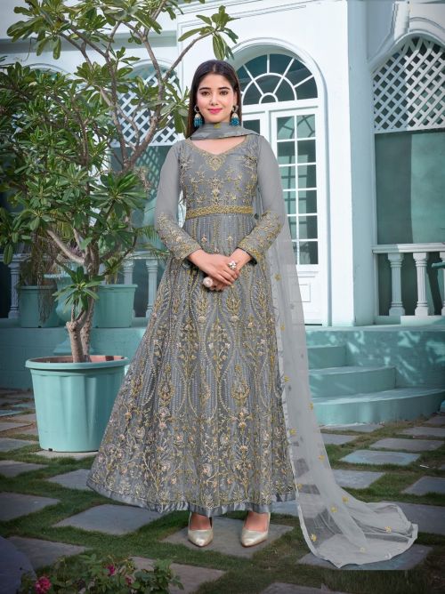 Sabah Afsana Vol2 Heavy Net Embroidery Designer Salwar Suit Collection