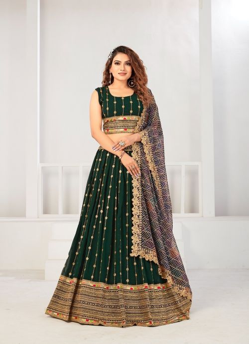 Amoha Trendz C1963 Georgette Embroidery Lehenga Collection