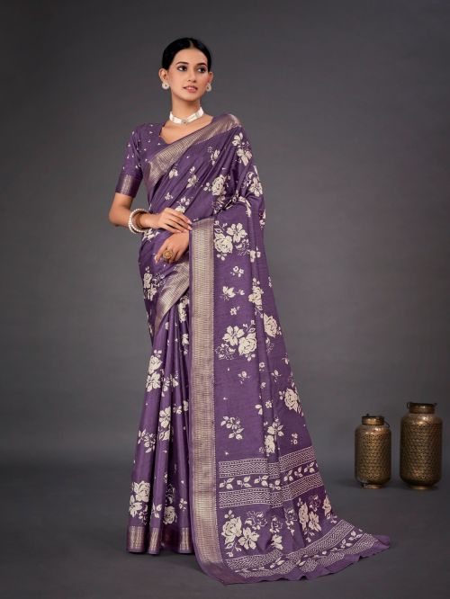 Apple Universe 3 Silk Printed Sarees Collection