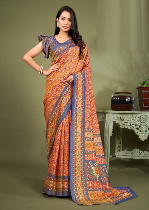 Dhakai Silk 119 Apple Casual Wear Silk Saree Collection