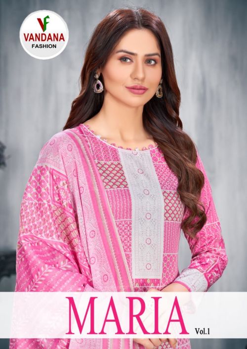 Vandana Maria Regular Wear Soft Pure Cotton Dress Material