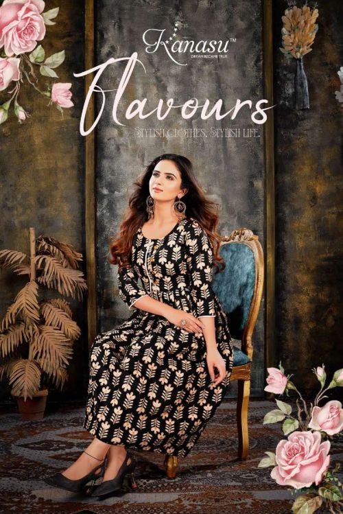 Kanasu Flavours Designer Long Kurti Collection