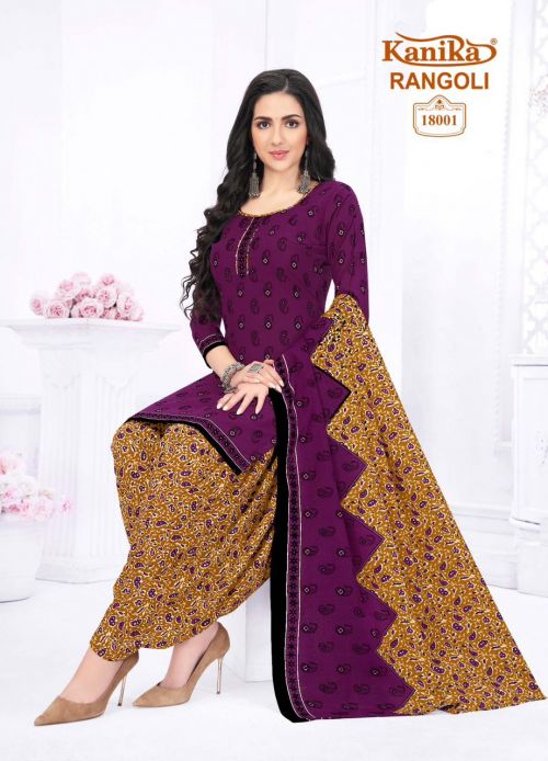 Kanika Rangoli Vol 18 Cotton Casual Readymade Dress Collection