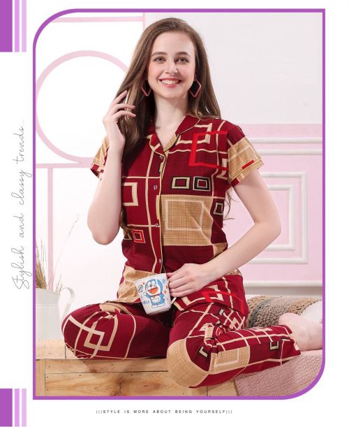Summer Special C Ns Vol B437 Soft Cotton Night Wear Suits