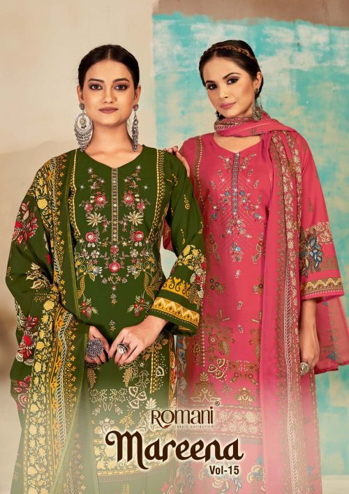 Romani Mareena Vol 15 Designer Cotton Drees Material