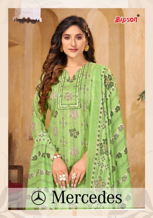 Bipson Mercedes 2231 Designer Cotton Dress Material