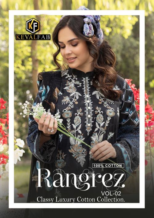 Keval Rangrez Vol 2 Printed Karachi Cotton Dress Material