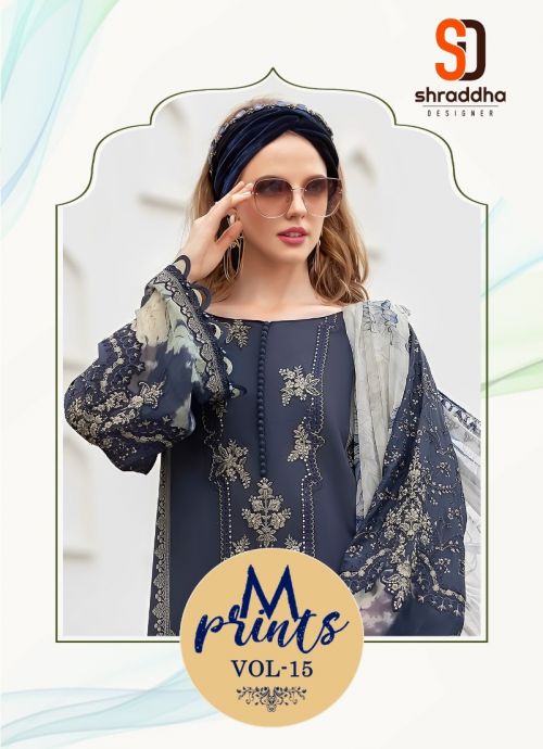 Shraddha M Prints Vol 15 Designer Pakistani Cotton Dupatta Salwar kameez