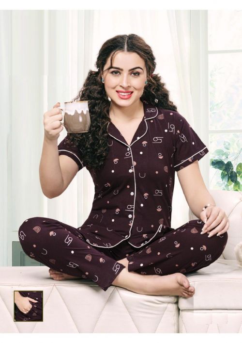 Summer Special C Ns Vol D39014 Hosiery Cotton Night Wear Suits