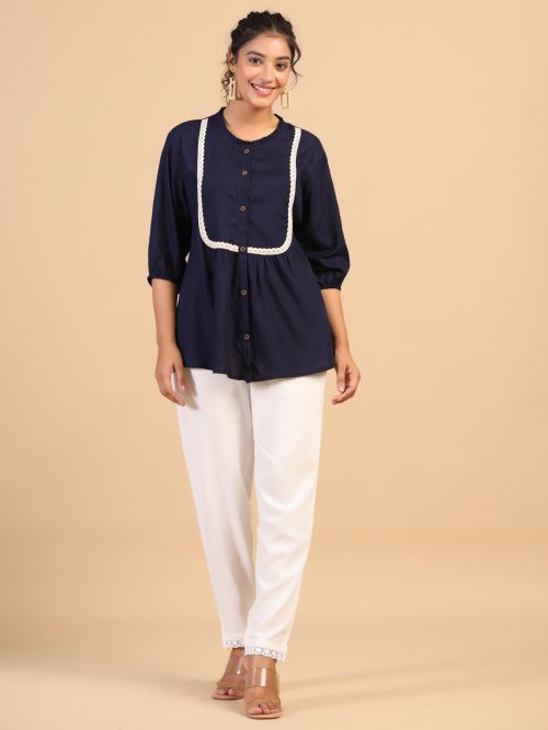 Keeva 341 Stylish Fancy Rayon Western Top Collection