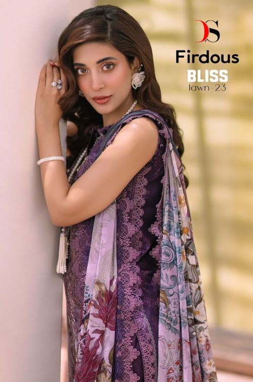 Deepsy Firdous Bliss Lawn 23 Cotton Dupatta Designer Pakistani Salwar Suits