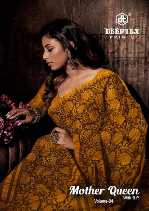 Deeptex Mother Queen 4 Cotton Saree Collection