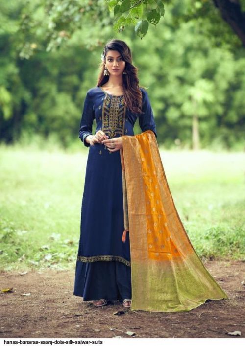 Hansa Groerggte 2001 Designer Dress Material Collection