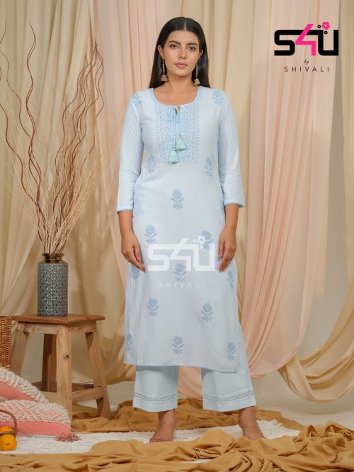 S4u 102 Daily Wear Rayon Kurti Collection