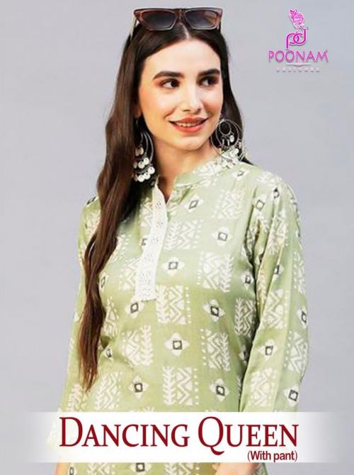 Poonam Dancing Queen Daily Wear Kurti With Pant