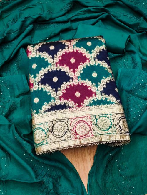 Colourful Suits 511 Jacquard Dress Material Collection