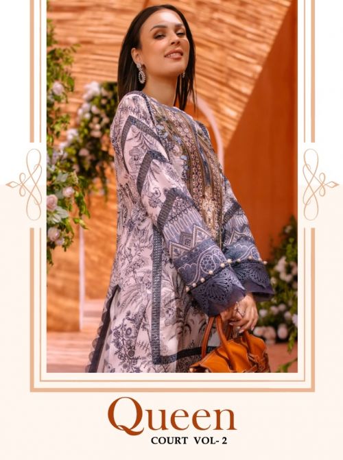 Shraddha Queen Court Vol 2 Designer Cotton Dupatta Pakistani Salwar Suits