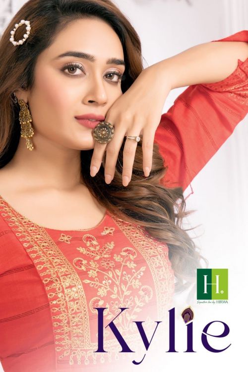 Hirwa kylie Rayon Stylish Plus Size Long Kurti Collection