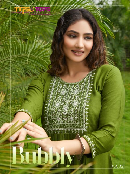 Tips And Tops Bubbly Vol 12 Rayon Western Wear Stylish Shorty Top Collection