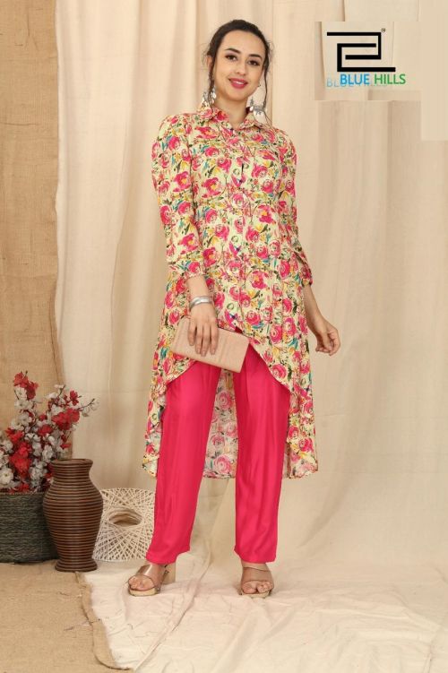 Blue Hills Poppins Printed Rayon Co Ord Set Collection
