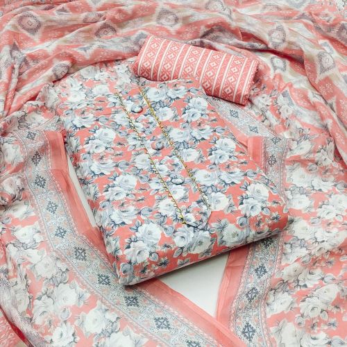 Pure Cotton 513 Printed Daily Wear Color Set Dress Material