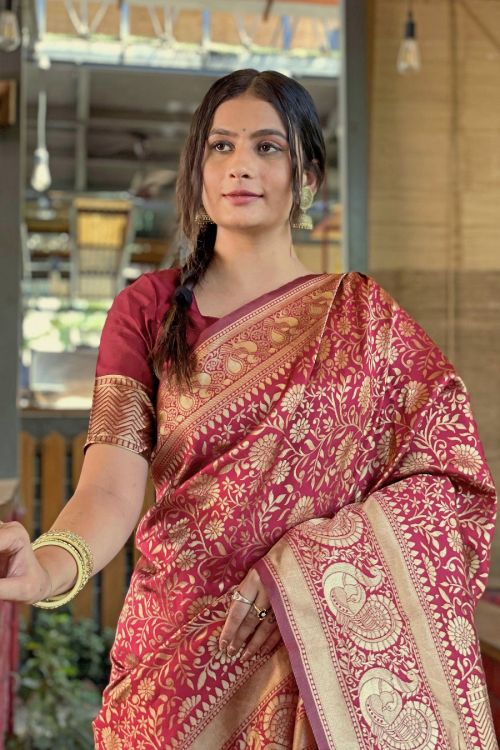 Sutram Hit Colour 20 Jacquard Lichi Silk Saree Collection
