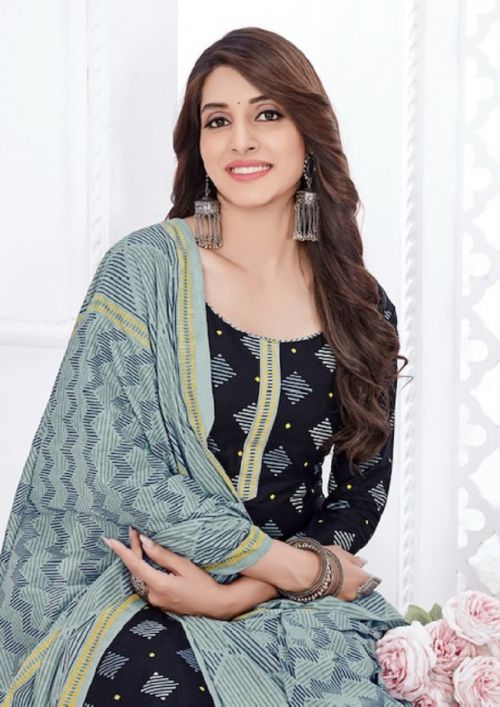 Madhav Punjabi Kudi Vol 9 Printed Fashion Cotton Dress Material set