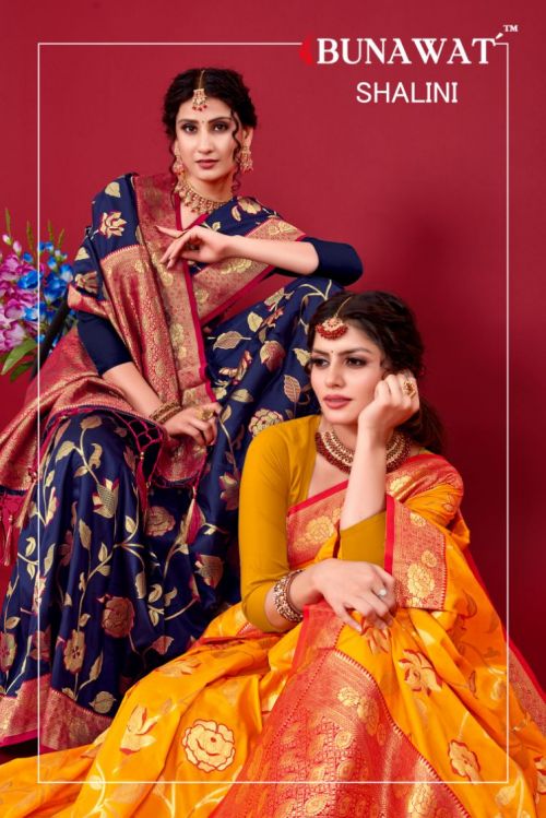 Bunawat Shalini Traditional Banarasi Silk Saree Collection