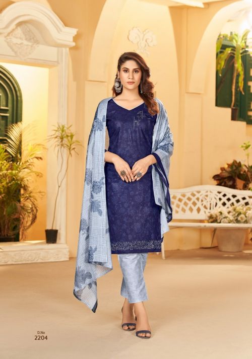 Sc 3Star 22 Casual Wear Cotton Dress Material set