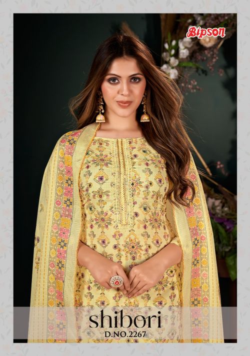 Bipson Shibori 2267 Pure Cotton Print Salwar Suit