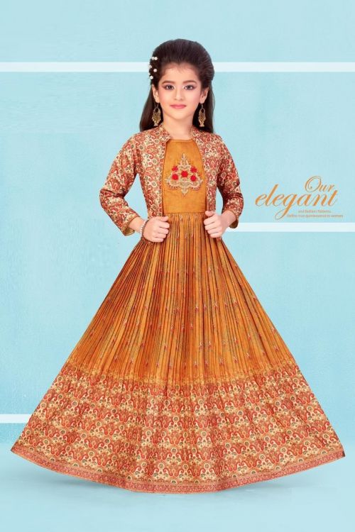 Elegant 525 Frock Kids Wear Designer Collection