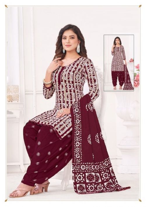 Madhav Batik Patiyala Vol 2 Printed Cotton Dress Material Collection