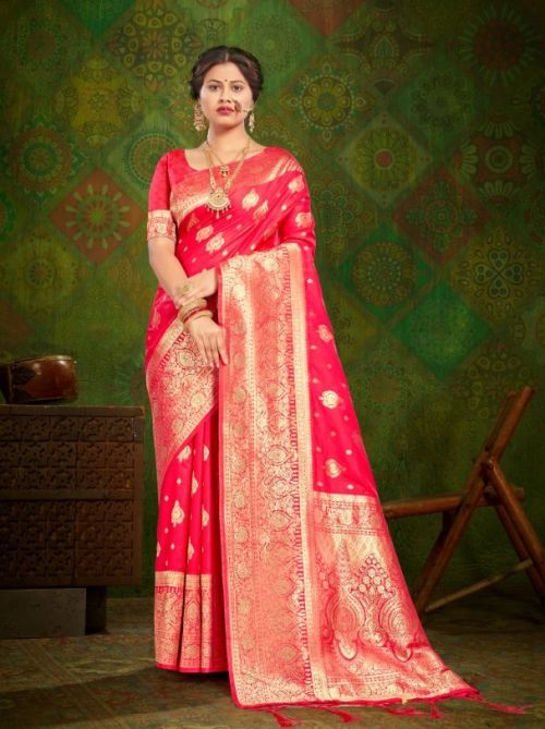 Bunawat Lakhnavi Traditional Banarasi Silk Saree Collection